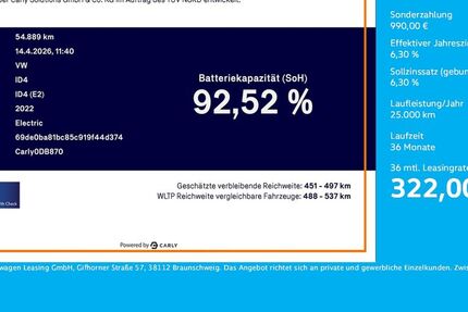 VW ID.4 54.879 km 27.333 &euro; Unna 59423