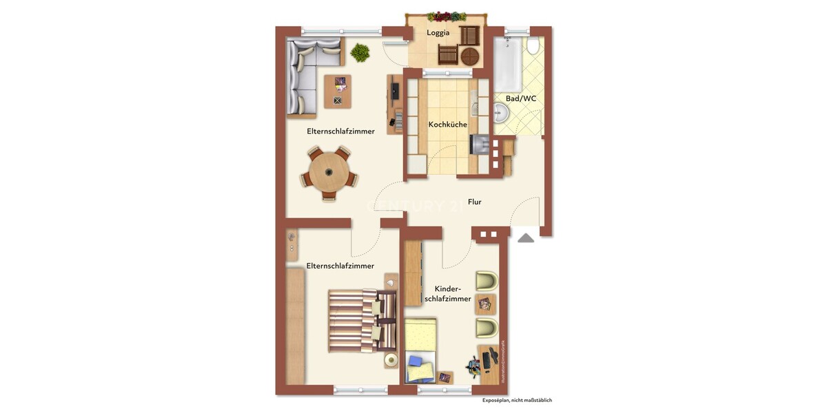 Gepflegte Eigentumswohnung mit Balkon und Garage im Zentrum des Hafenviertels - Etagenwohnung Dortmund Innenstadt Nord | Angebot:26587448