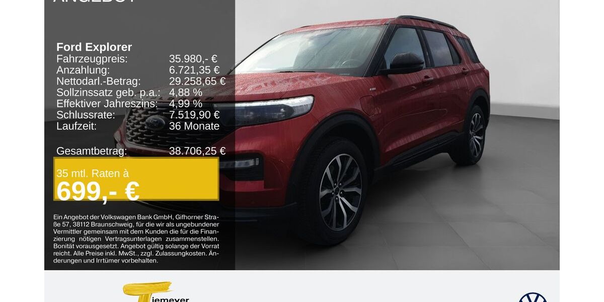 Ford Explorer 92.554 km 35.980 &euro; Bochum 44892