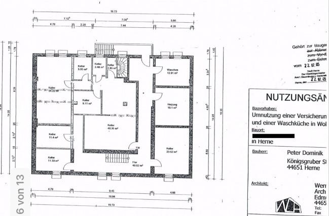 Mehrfamilienhaus, Wohnhaus Herne Eickel - 23 Zimmer, 747 m&sup2;, 599.000&euro; | Angebot:24513311