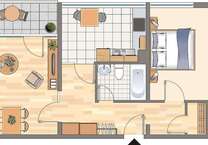 Wohnung zum Mieten in Dortmund 304,24 € 62.08 m²