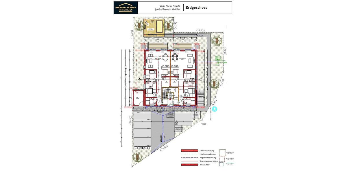 Etagenwohnung Kamen - 3 Zimmer, 95 m&sup2;, 285.000&euro; | Angebot:27465656
