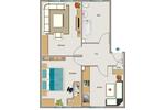 Etagenwohnung Lünen - 2.5 Zimmer, 50 m&sup2;, 433&euro; | Angebot:26143575