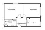 Etagenwohnung Dortmund Kirchlinde - 2 Zimmer, 44 m&sup2;, 115.990&euro; | Angebot:25712029