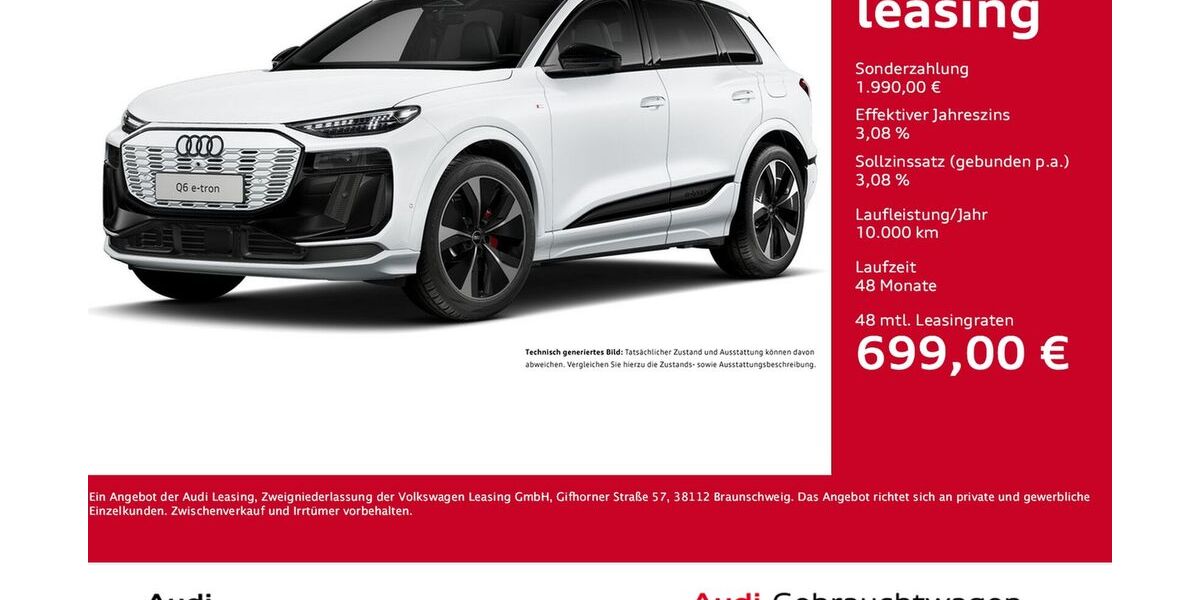 Audi Q6 e-tron 7.578 km 68.822 &euro; Dortmund 44143