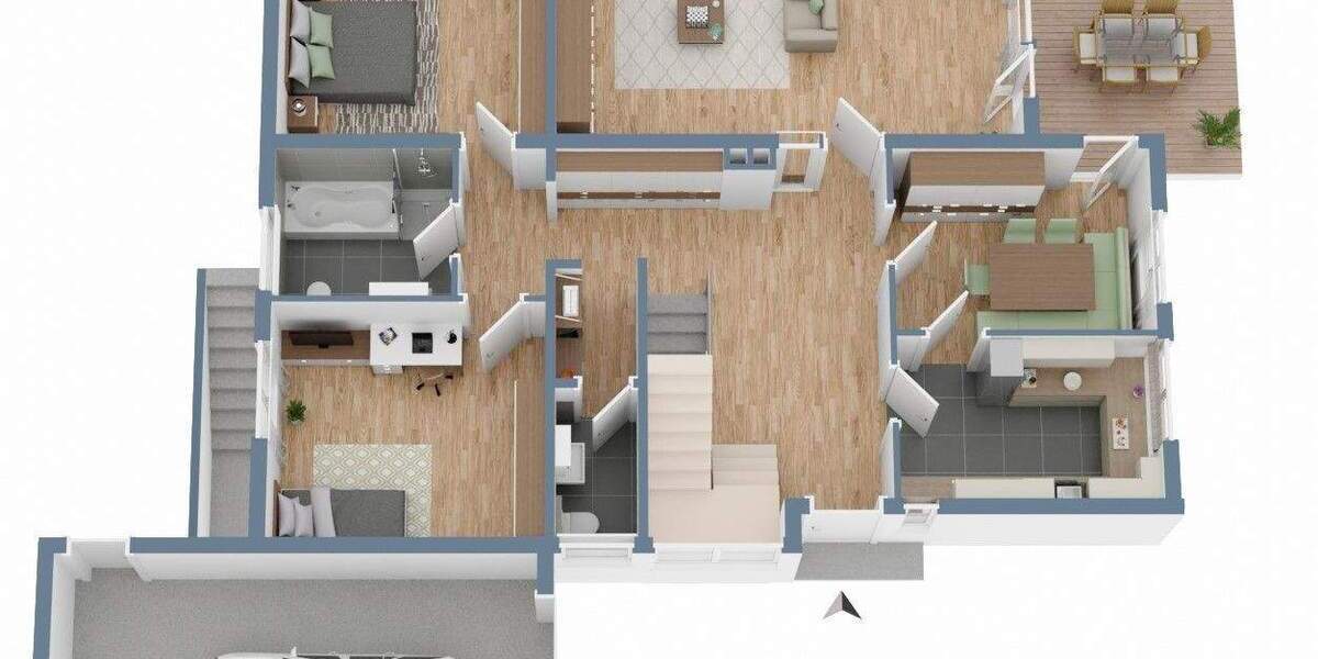 Einfamilienhaus Hagen Berchum - 7 Zimmer, 160 m&sup2;, 525.000&euro; | Angebot:24386608