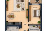 Etagenwohnung Dortmund Hombruch - 2 Zimmer, 69 m&sup2;, 850&euro; | Angebot:25975464