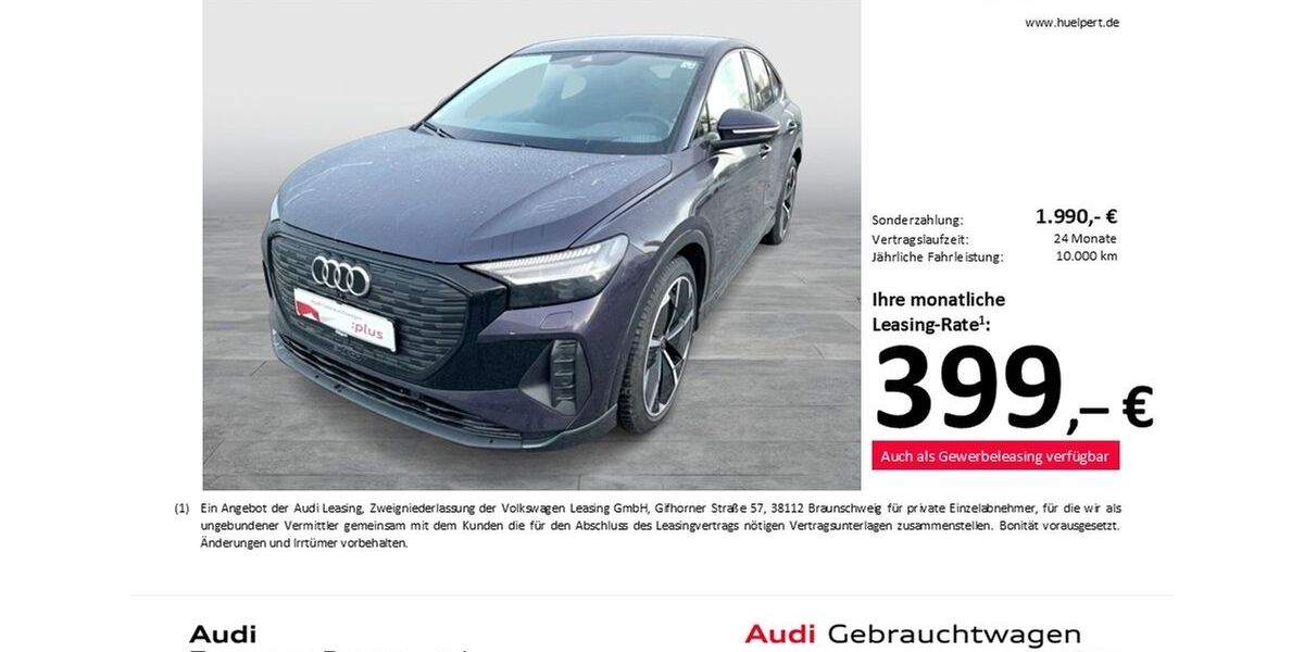 Audi Q4 e-tron 6.791 km 47.866 &euro; Dortmund 44143
