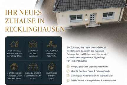 Haus Recklinghausen König Ludwig - 4 Zimmer, 130 m&sup2;, 436.000&euro; | Angebot:27214950