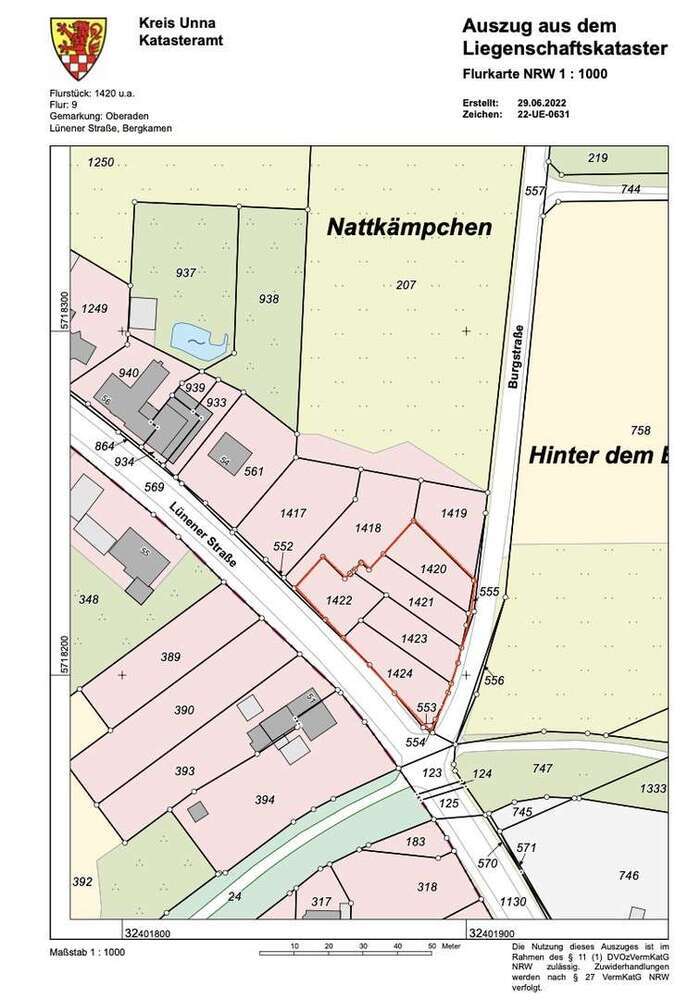 Grundstück zu verkaufen in Bergkamen 330.000 € 1215 m²