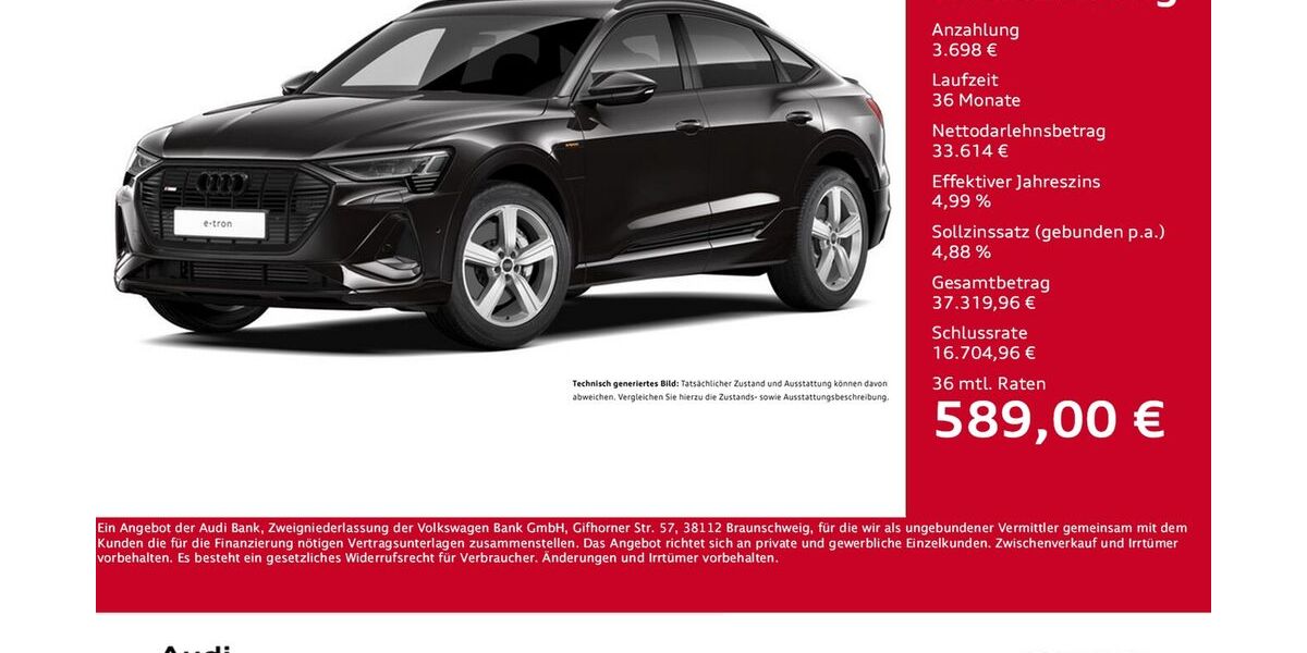 Audi e-tron 41.450 km 36.893 &euro; Dortmund 44143