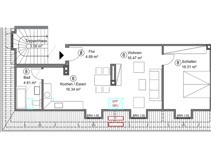 Ideale Kapitalanlage - Helle 2,5-Zimmer-Wohnung in Hamm-Herringen – vermietet, modernisiert, 2.5 zimmer