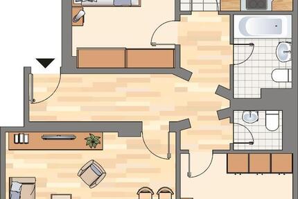 Wohnung Herne Sodingen - 3.5 Zimmer, 66 m&sup2;, 479&euro; | Angebot:26463902