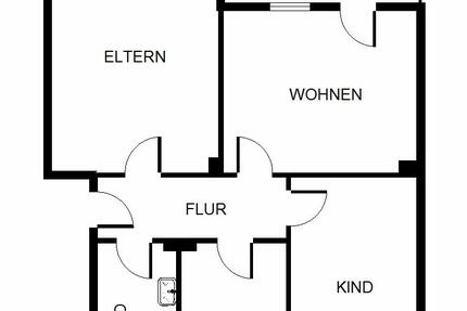 Wohnung Gelsenkirchen Gelsenkirchen-Nord - 3 Zimmer, 57 m&sup2;, 429&euro; | Angebot:26147134
