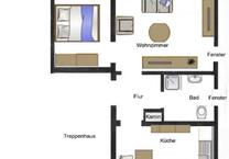 Schöne helle Dachgeschoßwohnung 2 12 Zi. Do-Sölde