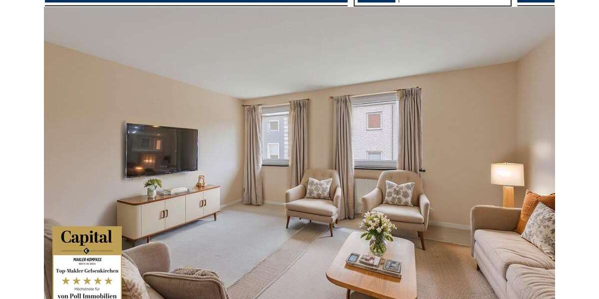 Etagenwohnung Gelsenkirchen Erle - 2.5 Zimmer, 54 m&sup2;, 89.000&euro; | Angebot:22379554