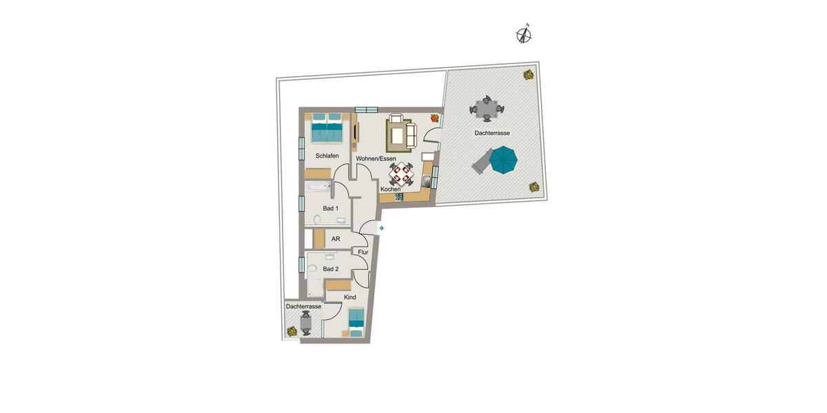 Etagenwohnung Dortmund Aplerbeck - 3 Zimmer, 98 m&sup2;, 1.266&euro; | Angebot:24746079