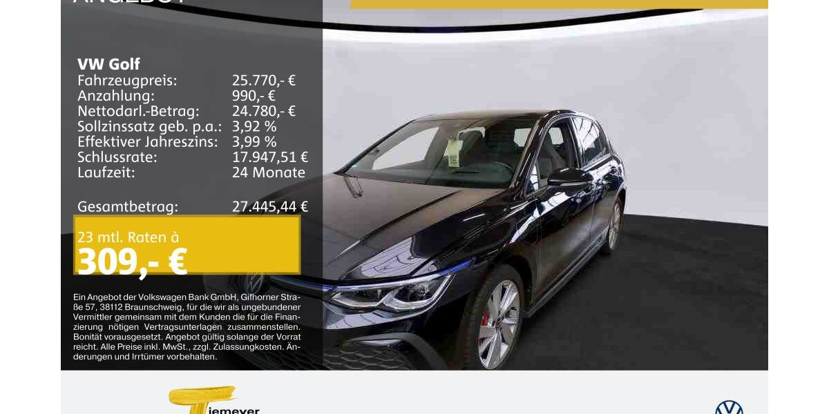 VW Golf 70.298 km 24.620 &euro; Recklinghausen 45663