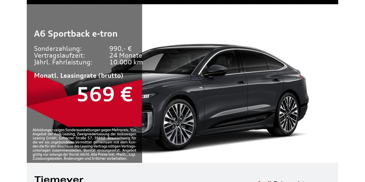 Audi A6 e-tron 4.751 km 72.960 &euro; Gelsenkirchen 45894