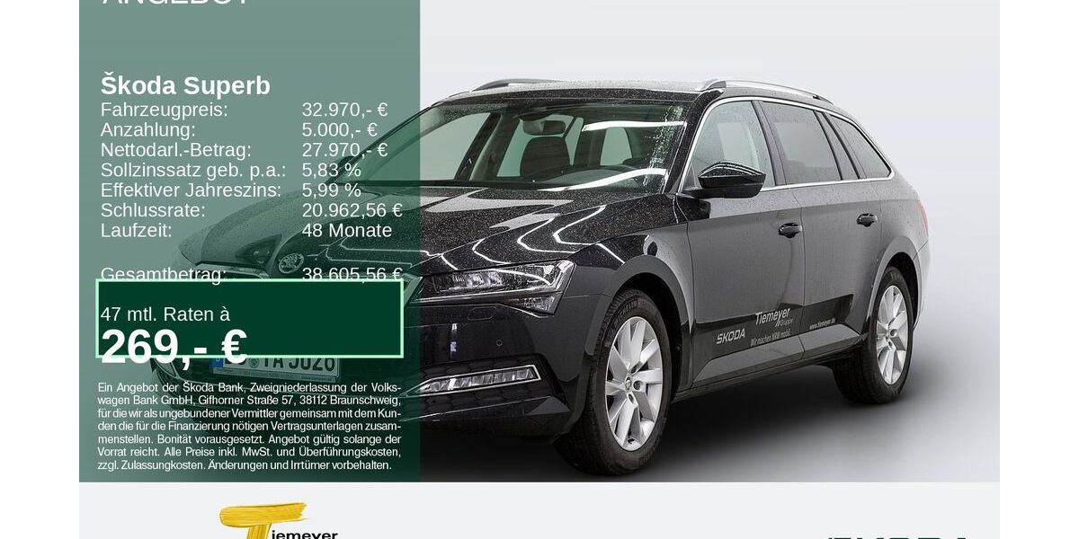Skoda Superb 23.999 km 30.970 &euro; Bochum 44809
