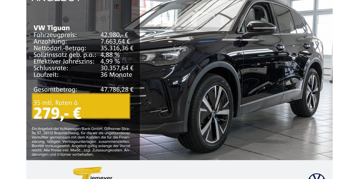 VW Tiguan 29.999 km 41.980 &euro; Bochum 44892