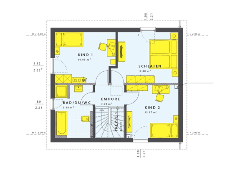 Doppelhaushälfte Altena Evingsen - 4 Zimmer, 125 m&sup2;, 543.557&euro; | Angebot:26189915