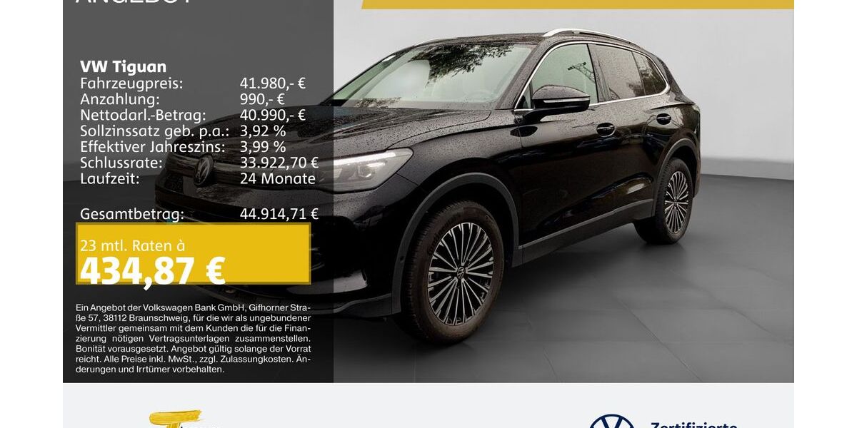 VW Tiguan 23.213 km 40.990 &euro; Castrop-Rauxel 44575
