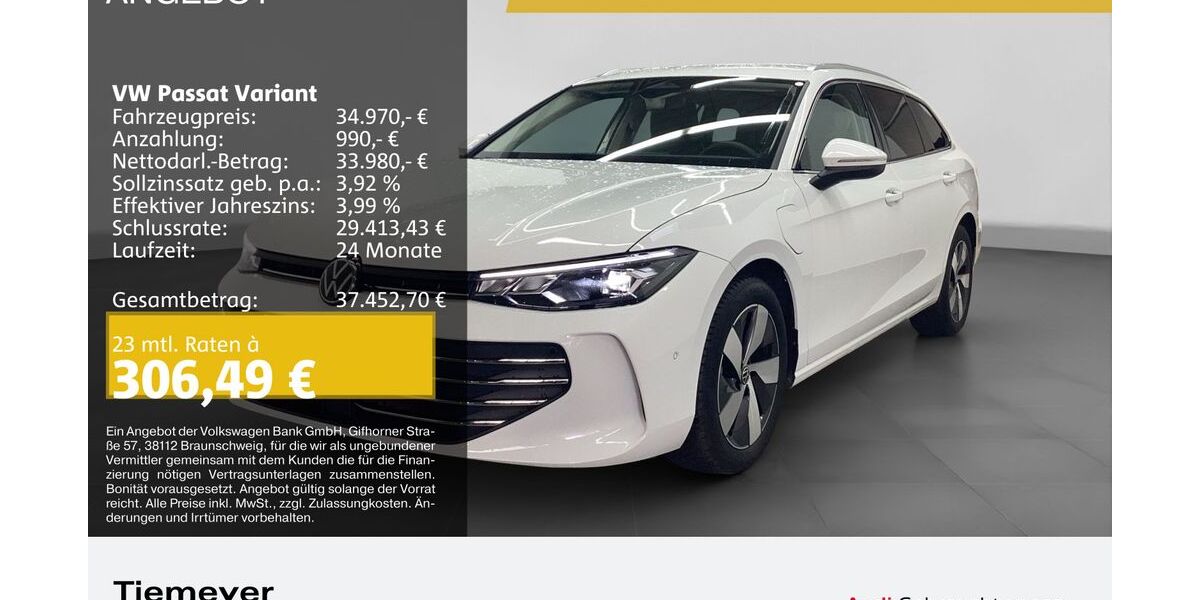 VW Passat Variant 26.081 km 34.190 &euro; Bochum 44809