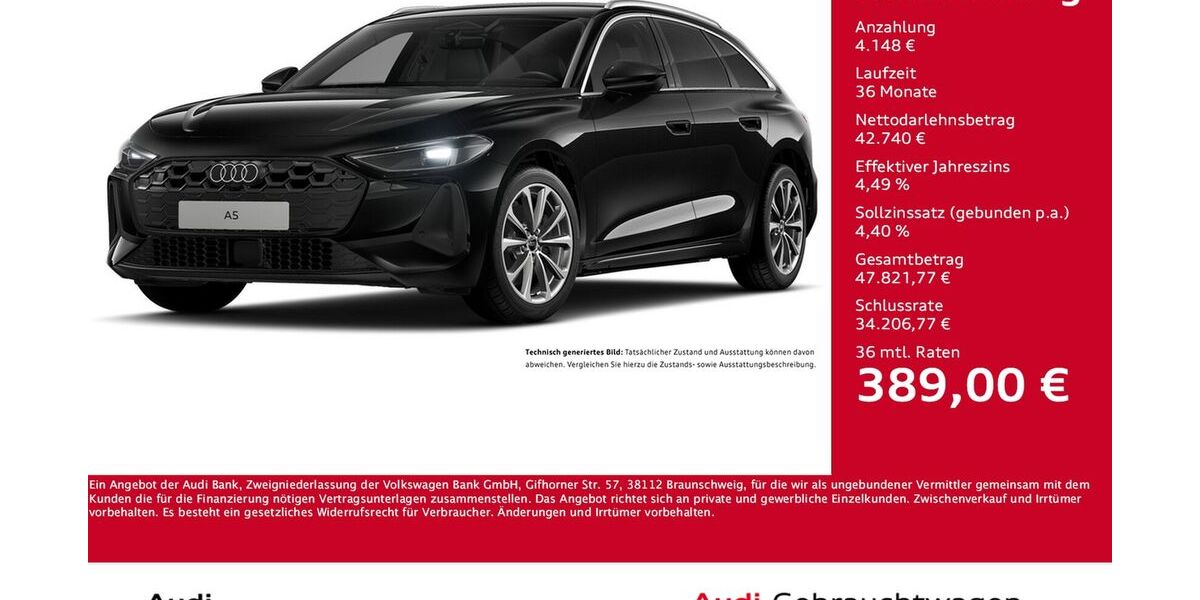 Audi A5 16.621 km 45.911 &euro; Dortmund 44143