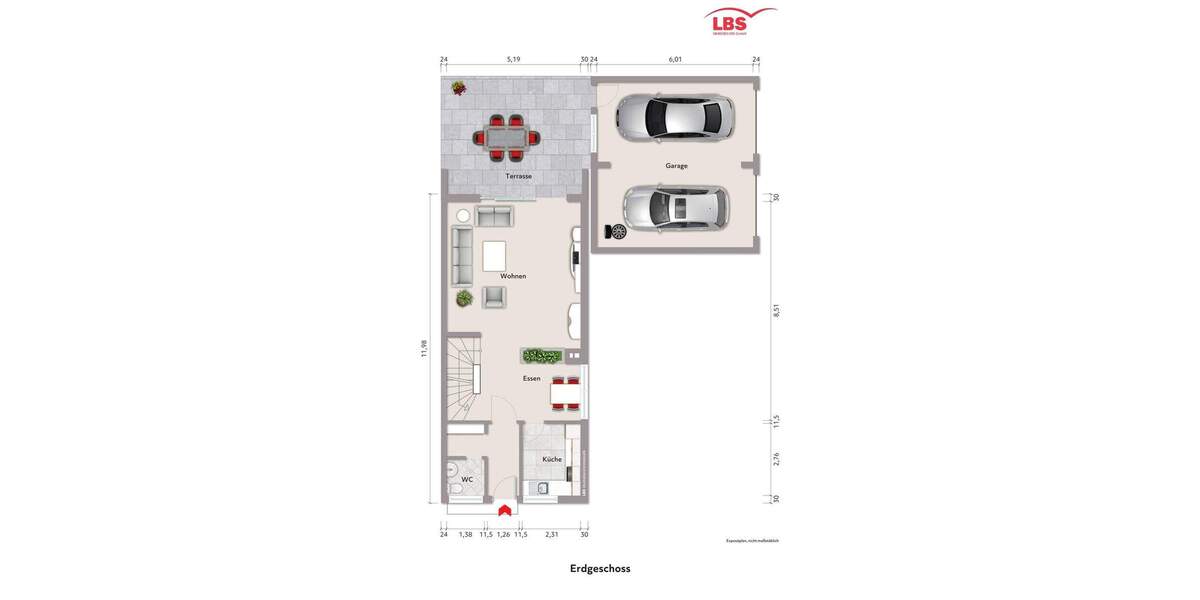 Reihenendhaus Dortmund Höchsten - 6 Zimmer, 157 m&sup2;, 529.000&euro; | Angebot:24503772