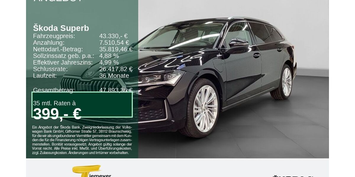 Skoda Superb 30.732 km 42.480 &euro; Bochum 44809