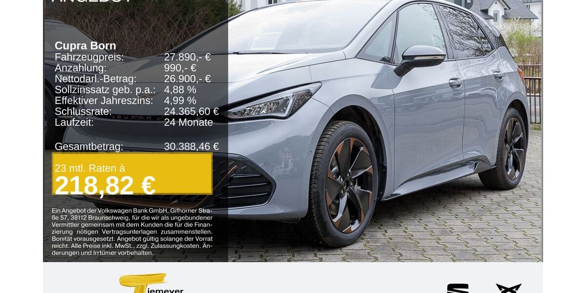 Cupra Born 19.698 km 26.370 € Recklinghausen 45663