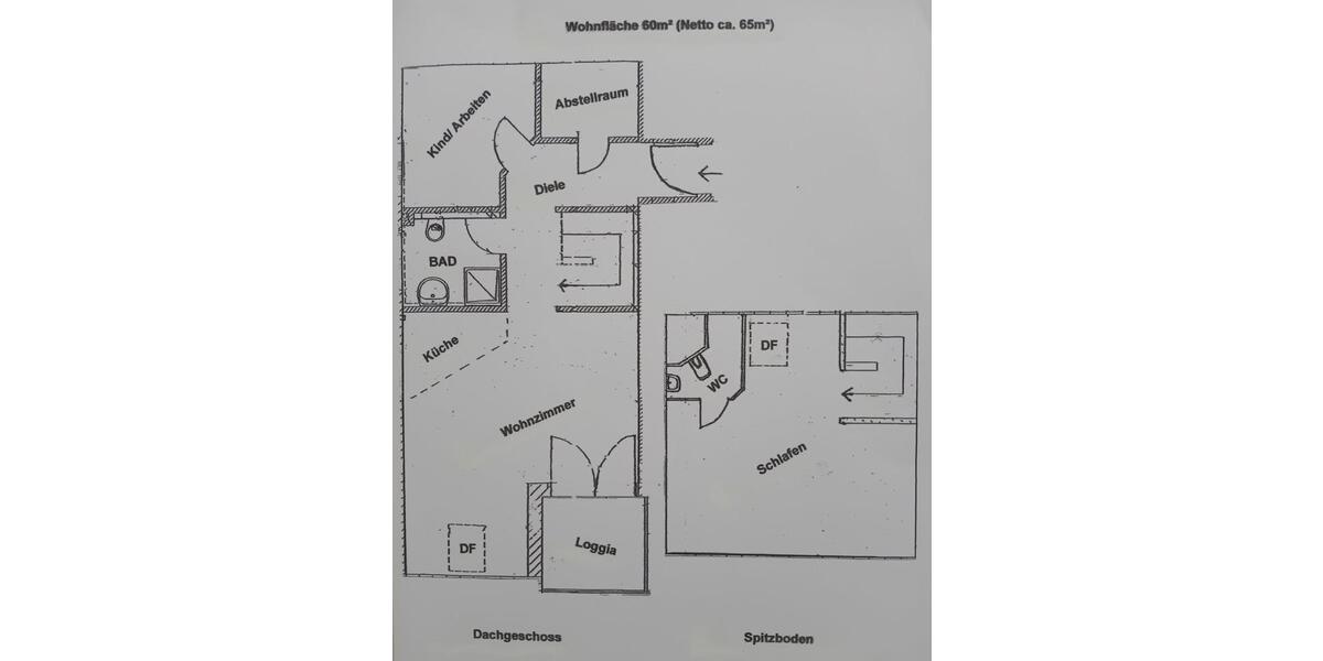 Maisonettenwohnung Lünen Brambauer - 3 Zimmer, 60 m&sup2;, 149.900&euro; | Angebot:24740545