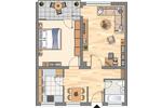 Etagenwohnung Dortmund Aplerbeck - 2 Zimmer, 58 m&sup2;, 496&euro; | Angebot:24569384
