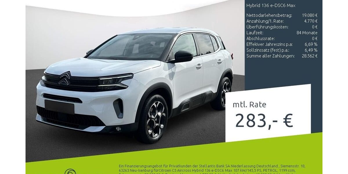 Citroen C5 Aircross 17.467 km 23.850 &euro; Dortmund 44263