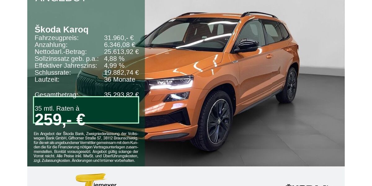 Skoda Karoq 58.380 km 31.880 &euro; Bochum 44809