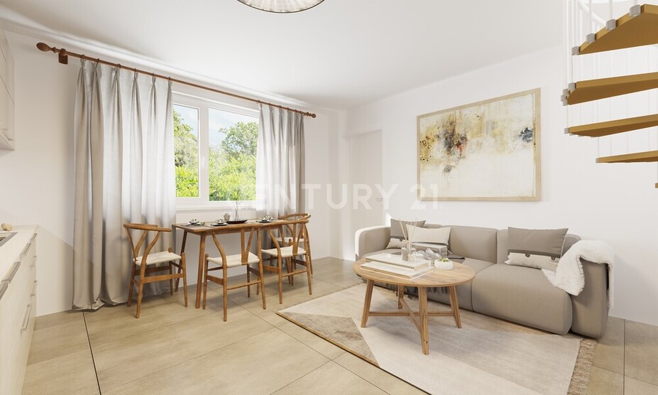 Gartenparadies mit kleiner Doppelhaushälfte 2 zimmer