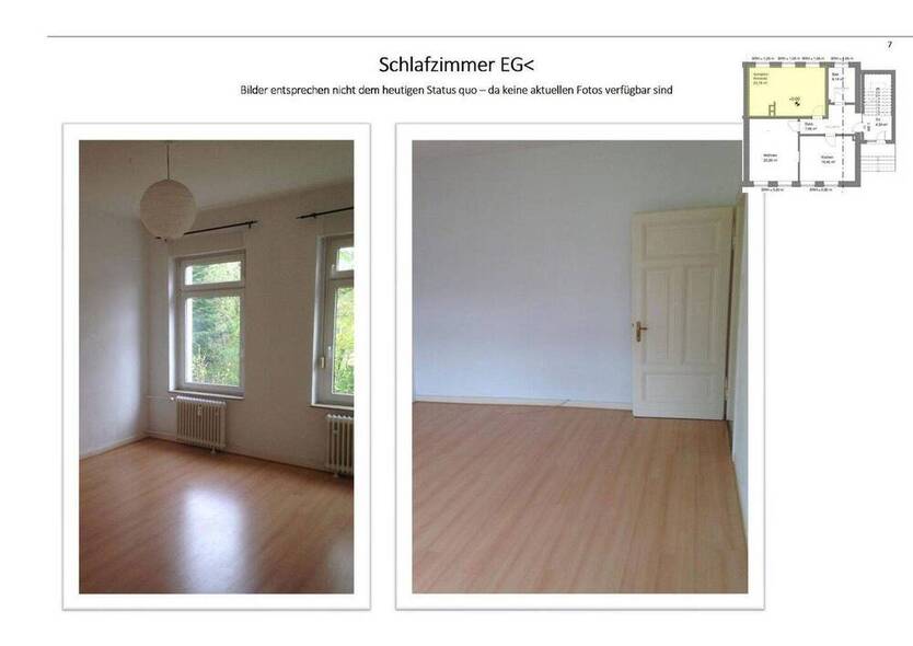 75m² 3 Zimmer Wohnung im EG in einem 3-Familienhaus --- Indexmiete