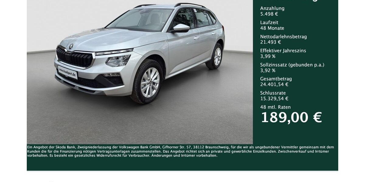 Skoda Kamiq 2.779 km 25.888 &euro; Dortmund 44269
