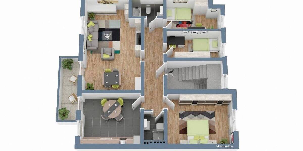Etagenwohnung Hagen Mittelstadt - 4 Zimmer, 110 m&sup2;, 209.800&euro; | Angebot:24028339