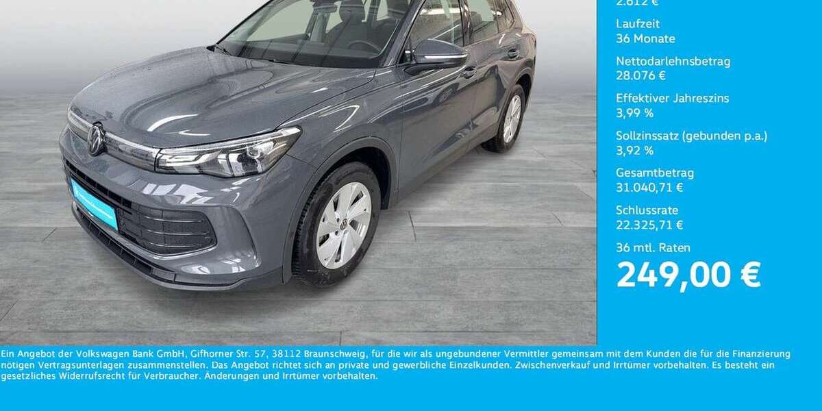 VW Tiguan 19.101 km 30.688 &euro; Dortmund 44141