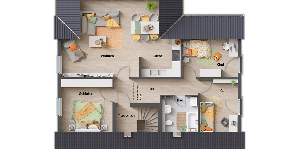 Mehrfamilienhaus, Wohnhaus Bönen Bramey-Lenningsen - 8 Zimmer, 192 m&sup2;, 584.890&euro; | Angebot:25681199