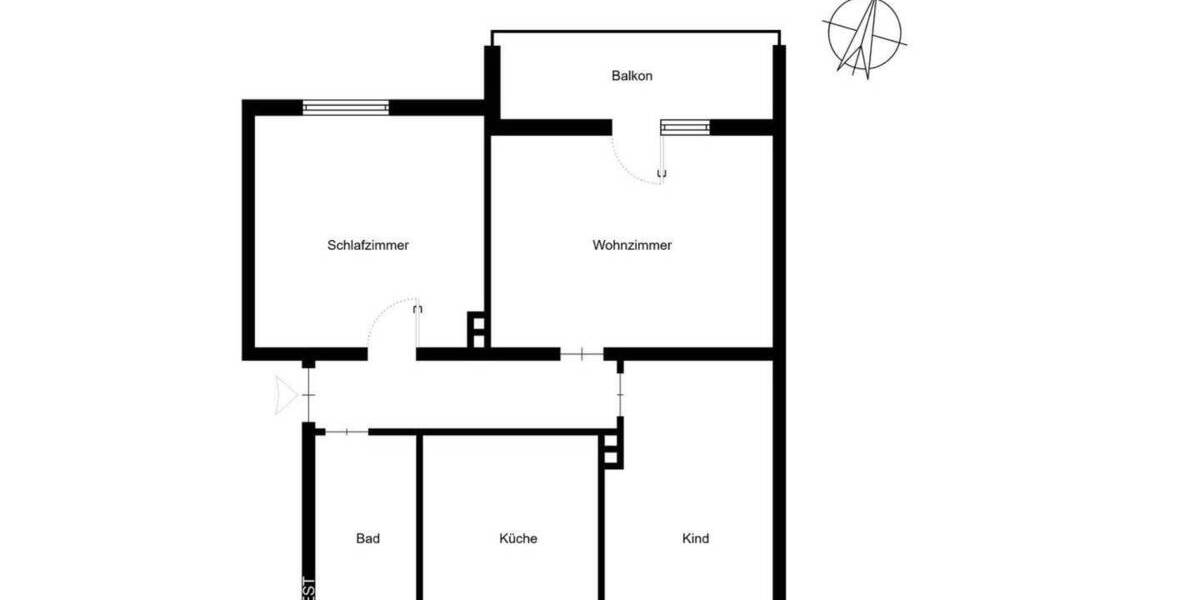 Etagenwohnung Iserlohn Zentrum - 3 Zimmer, 83 m&sup2;, 149.000&euro; | Angebot:25910722