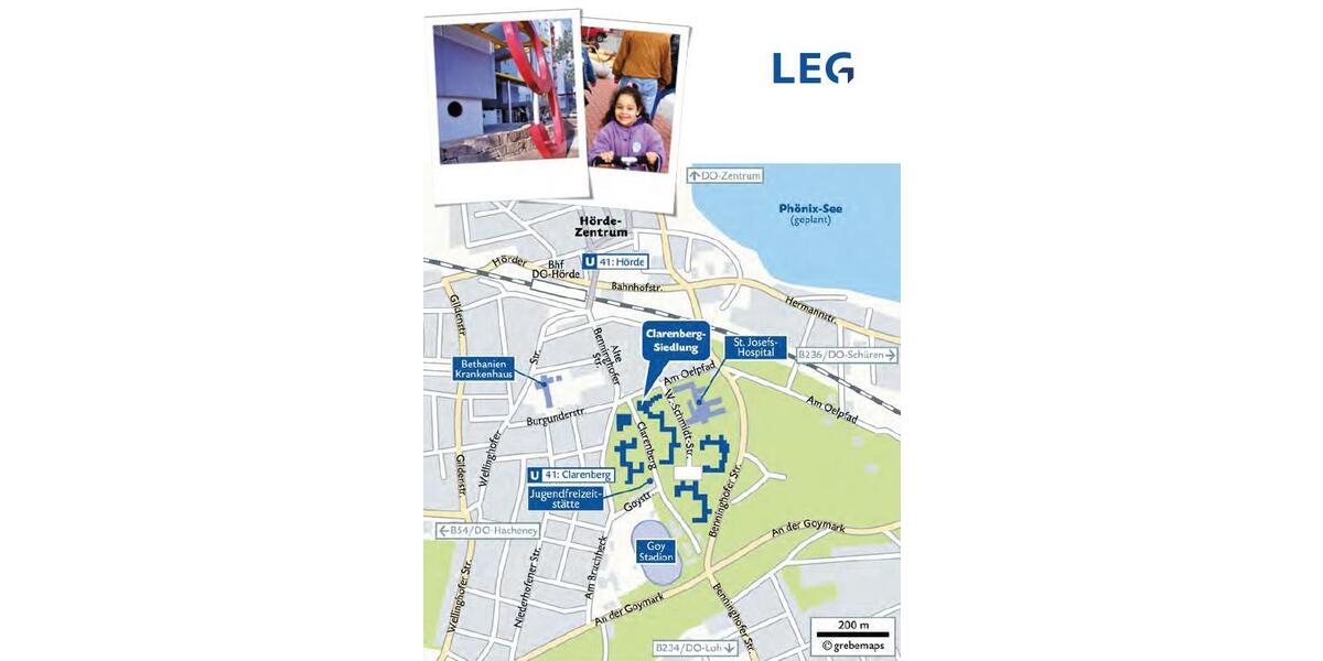 Etagenwohnung Dortmund Hörde - 2 Zimmer, 61 m&sup2;, 326&euro; | Angebot:25755293