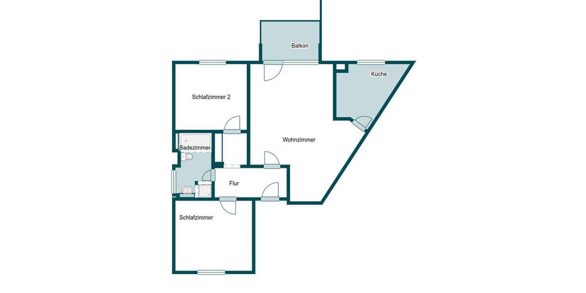 Etagenwohnung Dortmund Lütgendortmund - 3 Zimmer, 77 m&sup2;, 169.000&euro; | Angebot:26204640