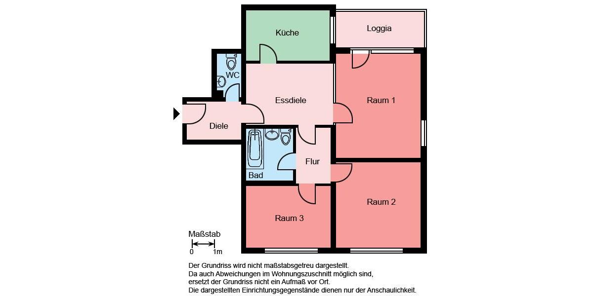Nur mit WBS! Ab 4 Personen! Barrierearme 3-Zimmer Wohnung mit Blick über Lendringsen! 3 zimmer