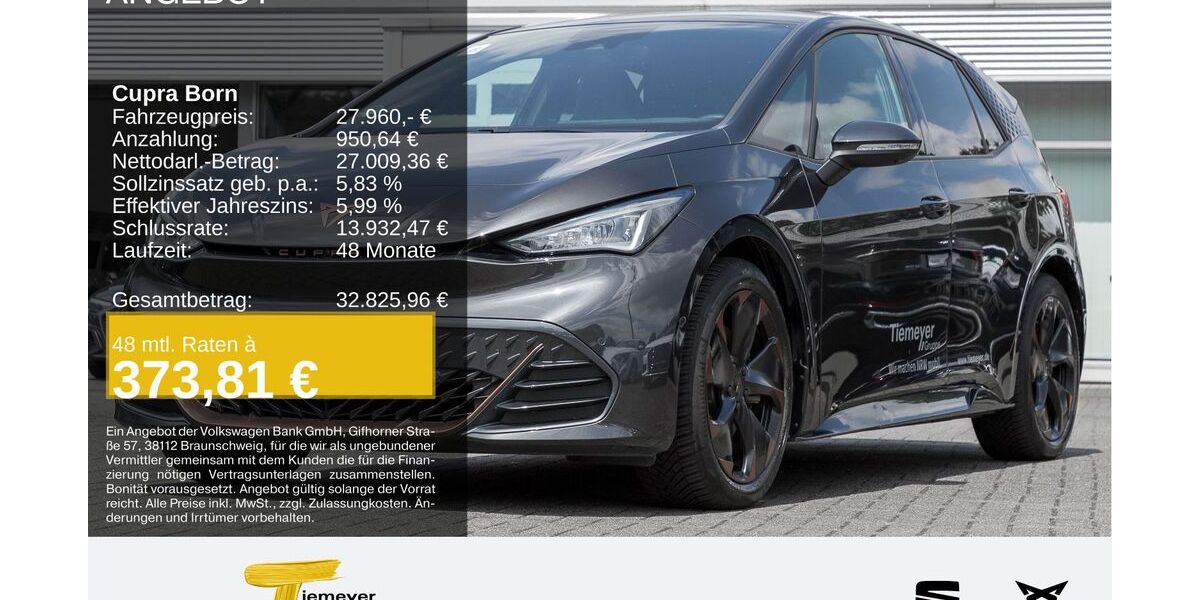 Cupra Born 36.216 km 25.650 € Recklinghausen 45663