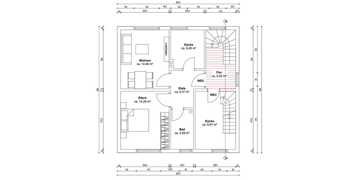 Mehrfamilienhaus, Wohnhaus Lünen Wethmar - 1 Zimmer, 165 m&sup2;, 430.000&euro; | Angebot:26569166
