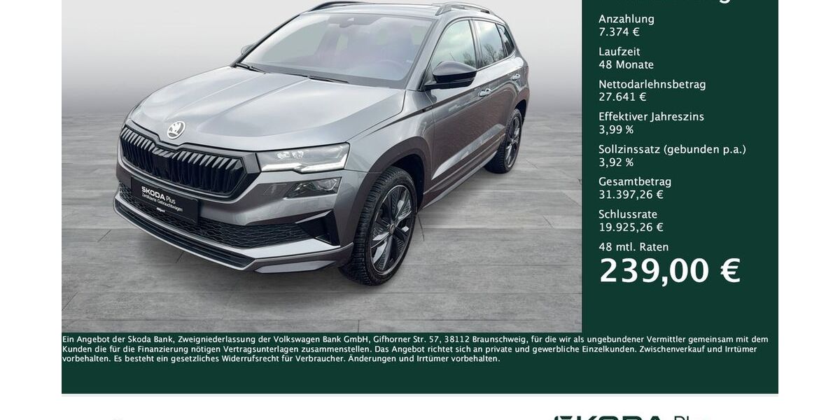 Skoda Karoq 20.323 km 35.015 &euro; Dortmund 44141