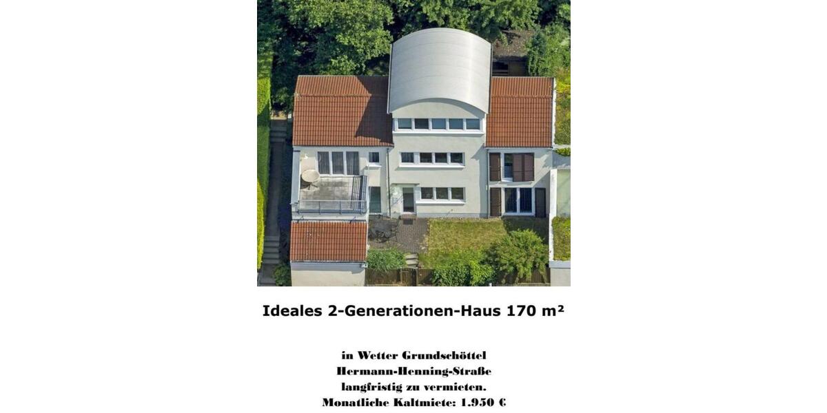 Einfamilienhaus Wetter (Ruhr) - 6 Zimmer, 170 m&sup2;, 1.950&euro; | Angebot:24729276